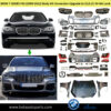 BMW 7 Series F02 (2009-2012), Body Kit Conversion Upgrade to G12 LCI M-Tek Look, China