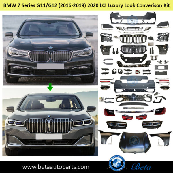 BMW 7 Series G11 / G12 (2016-2019), Body Kit Conversion Upgrade to 2020 LCI Luxury Look, China