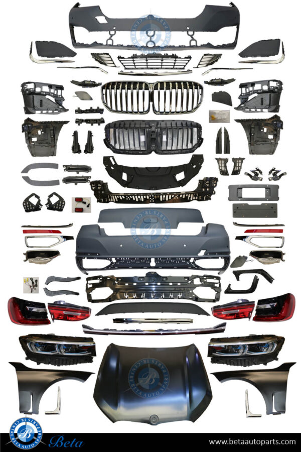 BMW 7 Series G11 / G12 (2016-2019), Body Kit Conversion Upgrade to 2020 LCI Luxury Look, China