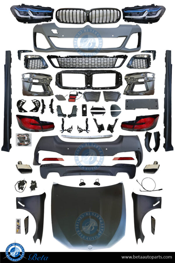 BMW 5 Series F10 (2010-2013), Body Kit Conversion Upgrade to G30 LCI M-Tek Look, China