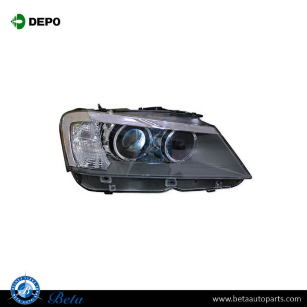 BMW X3 F25 (2011-2014), Headlamp Xenon (Right), Depo, 63117276992