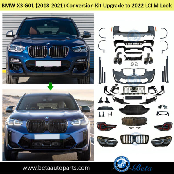 BMW X3 G01 (2018-2021), Body Kit Conversion Upgrade to G01 LCI M Look, China