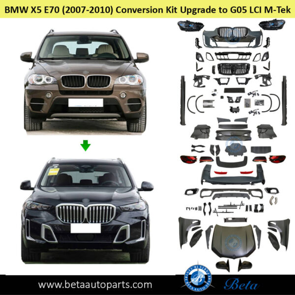 BMW X5 E70 (2007-2010), Body Kit Conversion Upgrade to G05 LCI M-Tek Look, China