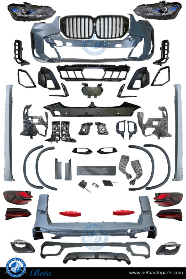 BMW X5 G05 (2019-2023), Body Kit Conversion Upgrade to 2024 LCI M-Tek Look, China