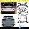 BMW X5 G05 (2019-2023), Body Kit Conversion Upgrade to 2024 LCI M-Tek Look, China
