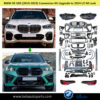 BMW X5 G05 (2019-2023), Body Kit Conversion Upgrade to G05 LCI M Look, China