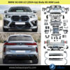 BMW X6 G06 LCI (2024-Up), Body Kit X6M Look, China