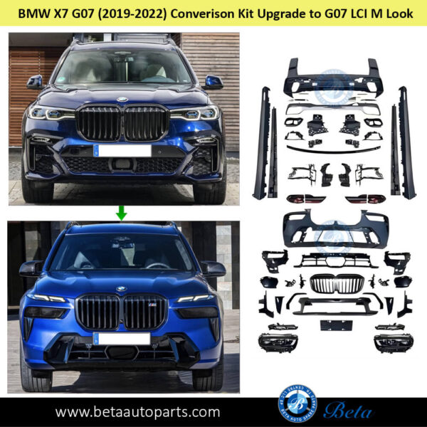 BMW X7 G07 (2019-2022), Body Kit Conversion Upgrade to G07 LCI M Look, China