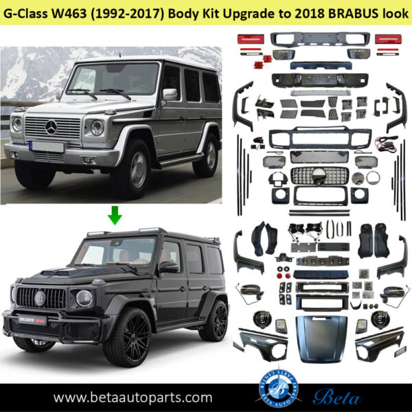 brabus-2018-body-kit-converion-from-old-g-class-to-new-brabus-look-kit-car.jpg Mercedes G-Class W463 (1992-2017), Body Kit Conversion Upgrade to 2018 BBS Look with Hood with Fenders, China