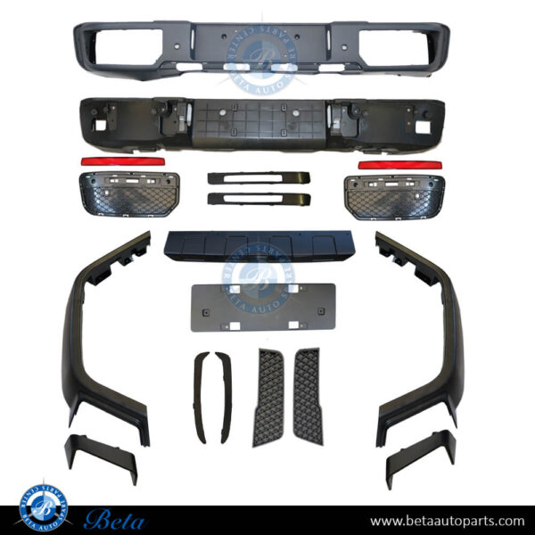 Mercedes G-Class W463 (1992-2017), Body Kit Conversion Upgrade to 2018 BBS Look with Hood with Fenders, China