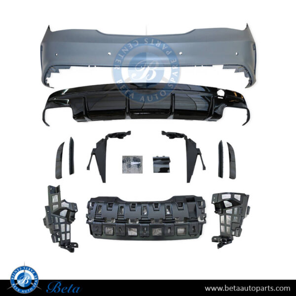 cla-c117-rear-bumper.jpg Mercedes CLA-Class C117 (2017-2018), Rear Bumper AMG CLA45 with PDC, Taiwan, 1178804501