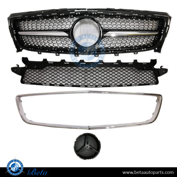 Mercedes CLS-Class W218 (2011-2014), Radiator Grille AMG Diamond Look, Taiwan, 2188801365