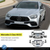 Mercedes E-Class W213 (2021-2023), Front Bumper AMG E63 Look with PDC / Park Assist / Camera Hole / Radiator Grille, China