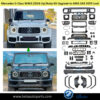Mercedes G-Class W463 (2018-Up), Body Kit Upgrade to AMG G63 2025 Look, China
