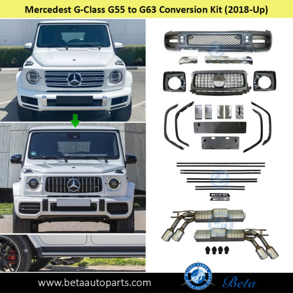 Mercedes G-Class W463 (2018-Up), G500 to G63 Conversion Kit