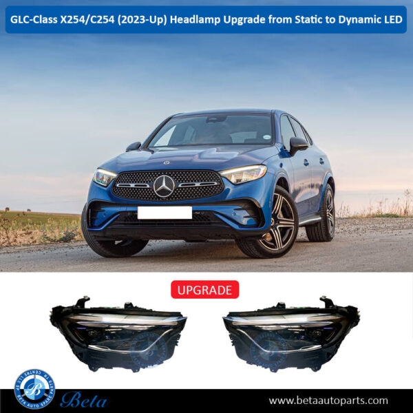 glc-class-x254-c254-2023-up-headlamp-upgrade-from-static-to-dynamic-led-car.jpg Mercedes GLC-Class X254 / C254 (2023-Up) Headlamp Upgrade from Static to Dynamic LED, China, 2549063901 / 2549064001