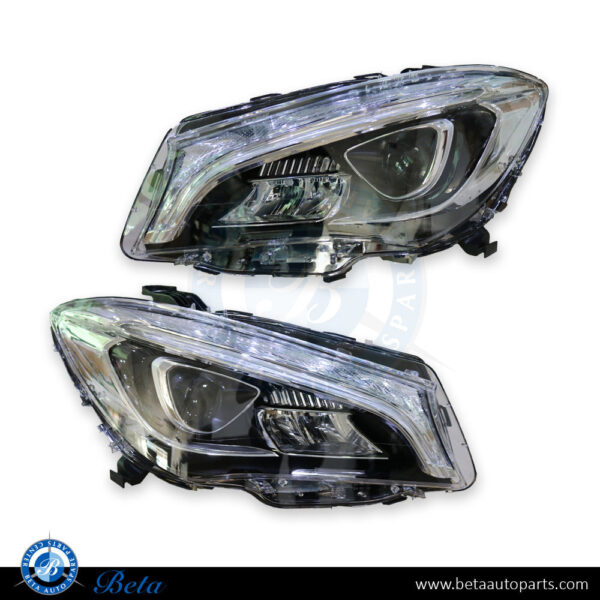 head-lamp-2017-look-cla-c117-a.jpg Mercedes CLA-Class C117 (2013-2018), Headlamp Upgrade from Normal to 2017 Static LED Look (European Type), China, 1178206761 / 1178206861