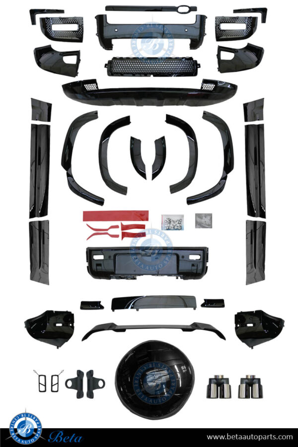 Land Rover Defender (2020-Up), Spoiler Kit (Black), China