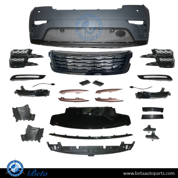 Range Rover Velar (2017-Up), Front Bumper with ACC 2024 R-Dynamic Look, China, LR143261