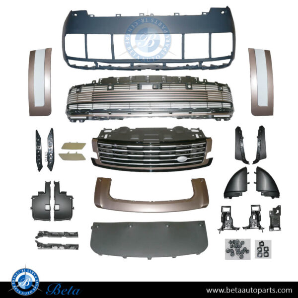 Range Rover Vogue (2023-Up), Front Bumper SV Look (Gold), China, LR165109