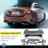 Mercedes A-Class Sedan W177 (2019-2022), Rear Bumper Normal AMG with Park Assist, Taiwan