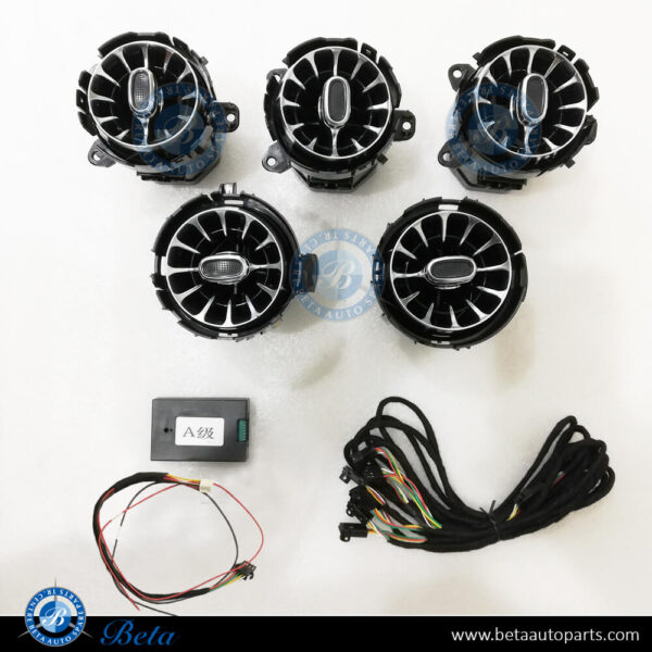 Mercedes A-Class / CLA-Class W177 / C118 (2019-Up), Front Fresh AC Air Grille Set 64 Color, China, 1778309100 / 1778306900 / 1778307500