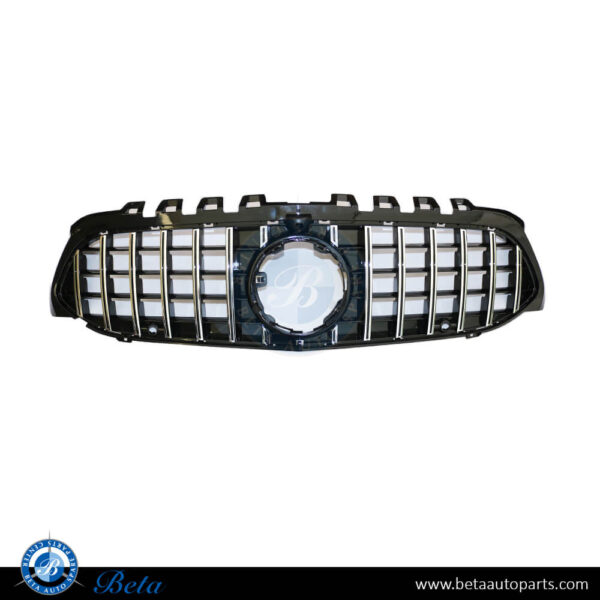 mercedes-a-class-w177-grille-gt-look-with-camera-hole-black-and-chrome-for-2019-up-models-1778802a03-spare-parts-1.jpg Mercedes A-Class W177 (2019-2022), Radiator Grille GT Look with Camrea Hole (Black and Chrome), China