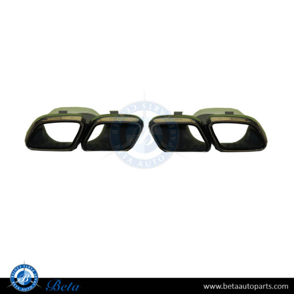 mercedes-c-class-w205-2019-exhaust-tips-amg-c63-black.jpg Mercedes C-Class / GLC-Class W205 / W253 (2019-2022), Exhaust Tips AMG C63/GLC63 (Black), China, 0004903000 / 0004903100
