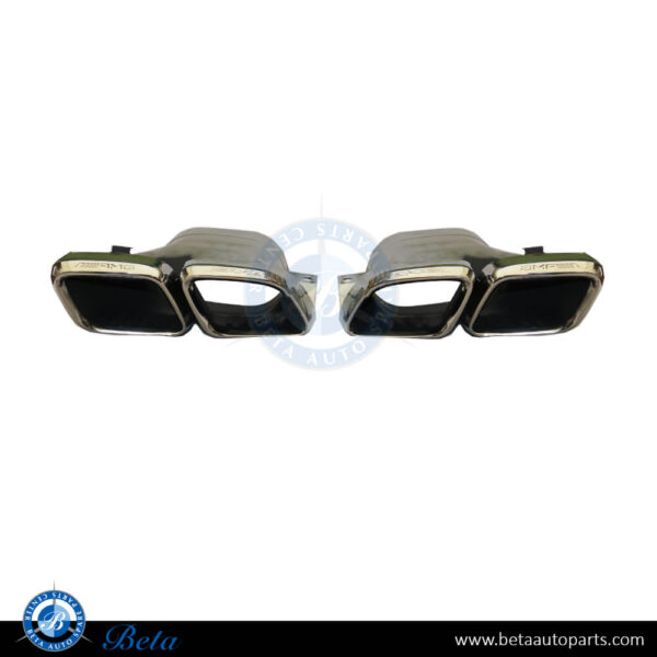 mercedes-c-class-w205-2019-exhaust-tips-amg-c63-silver.jpg Mercedes C-Class / GLC-Class W205 / W253 (2019-2022), Exhaust Tips AMG C63/GLC63 (Silver), China, 0004903000 / 0004903100