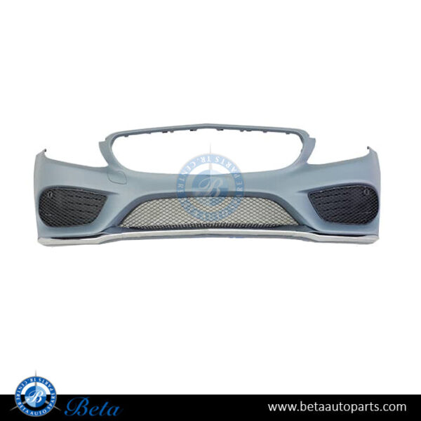 Mercedes C-Class W205 (2015-2018), Front Bumper Normal AMG without PDC / Camera Hole, Taiwan, 2058801740
