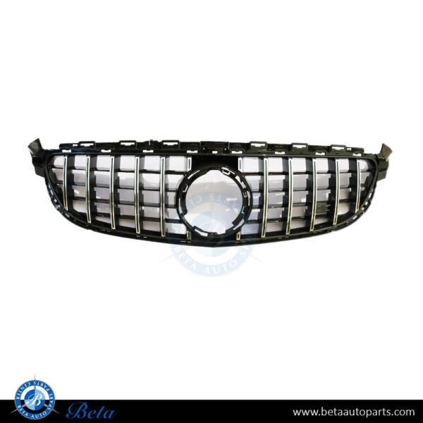mercedes-c-class-w205-grille-gt-style-c63-or-size-black-and-chrome-FS205055.jpg Mercedes C-Class W205 (2019-2021), Radiator Grille Gt C63 OE Size (Black and Chrome), China, 2058881300