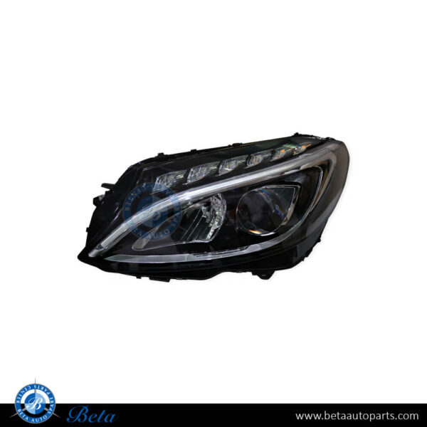 mercedes-c-class-w205-headlamp-static-led-left-2059067303.jpg Mercedes C-Class W205 (2015-2018), Headlamp Static LED (Left), China, 2059067303 / 2058203561