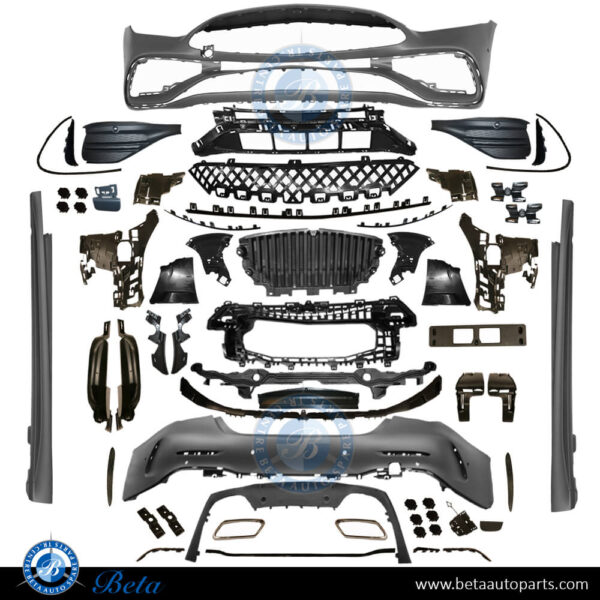 mercedes-c-class-w206-normal-amg-body-kit.jpg Mercedes C-Class W206 (2022-Up), Body Kit Normal AMG with Park Assist with Black Moulding, Taiwan