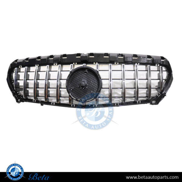 mercedes-cla-c117-radiator-grille-gt-look-spare-parts.jpg Mercedes CLA-Class C117 (2013-2018), Radiator Grille GT Look (Black and Chrome), China