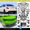 mercedes-class-w206-to-w206-amg-c63-conversion-body-kit-front-rear.jpg Mercedes C-Class W205 (2015-2018), Body Kit Conversion Upgrade to W206 AMG C63 Look, China