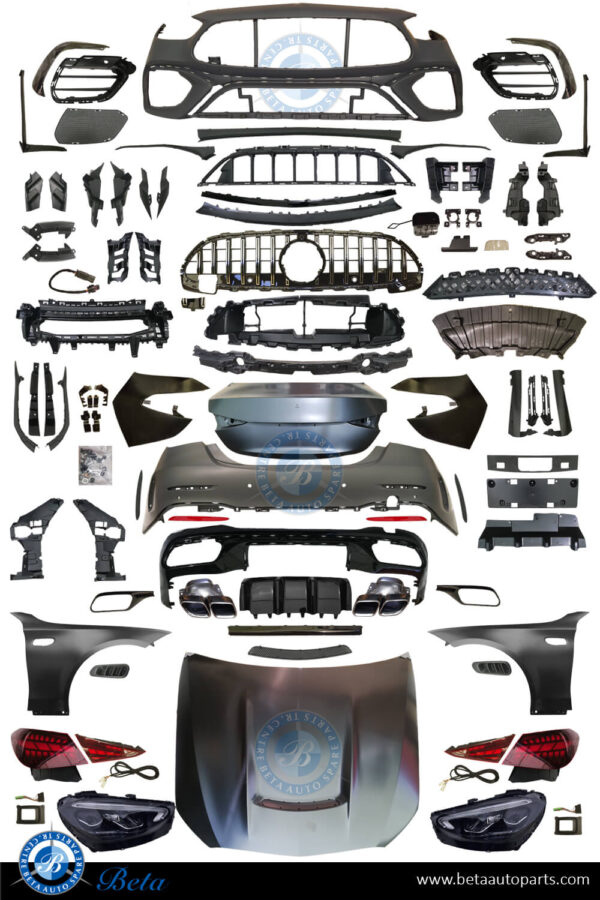 mercedes-class-w206-to-w206-amg-c63-conversion-body-kit-parts.jpg Mercedes C-Class W205 (2015-2018), Body Kit Conversion Upgrade to W206 AMG C63 Look, China