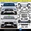 Mercedes E-Class W213 (2021-2023), Body Kit AMG E63 Look for Standard, China