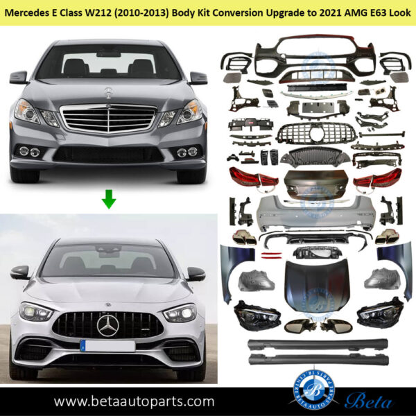 mercedes-e-class-w212-conversion-body-kit-upgrade-to-2021-amg-e63-car-front.jpg Mercedes E-Class W212 (2010-2013), Body Kit Conversion Upgrade to 2021 AMG E63 Look, China