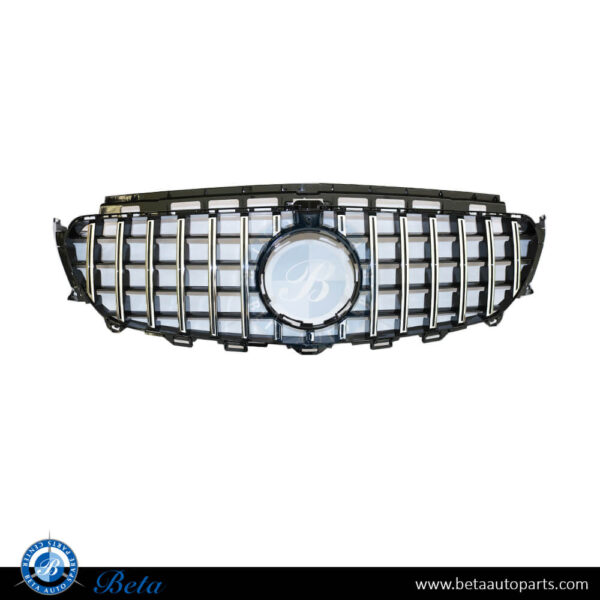 mercedes-e-class-w213-grille-gt-look-with-camera-hole-black-and-chrome-for-2017-up-models-2138881a23-spare-parts-1.jpg Mercedes E-Class W213 (2017-2020), Radiator Grille GT Look with Camera Hole (Black and Chrome), China