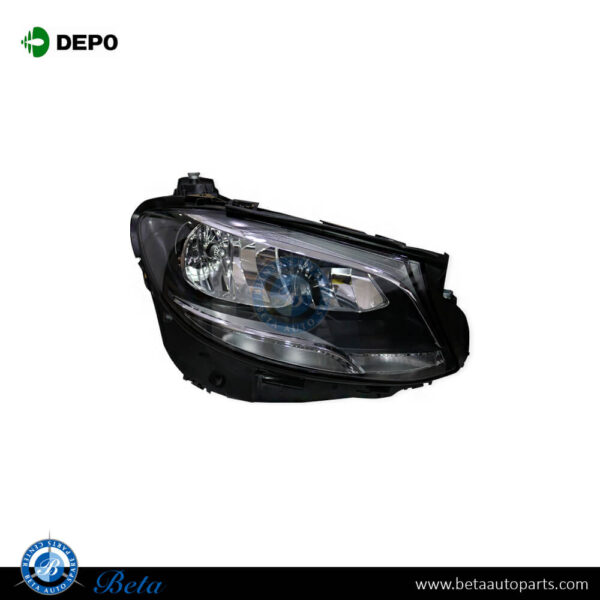 mercedes-e-class-w213-headlamp-normal-led-right-2138202261.jpg Mercedes E-Class W213 (2017-2020), Headlamp Normal with LED (Right), Depo, 2138202261
