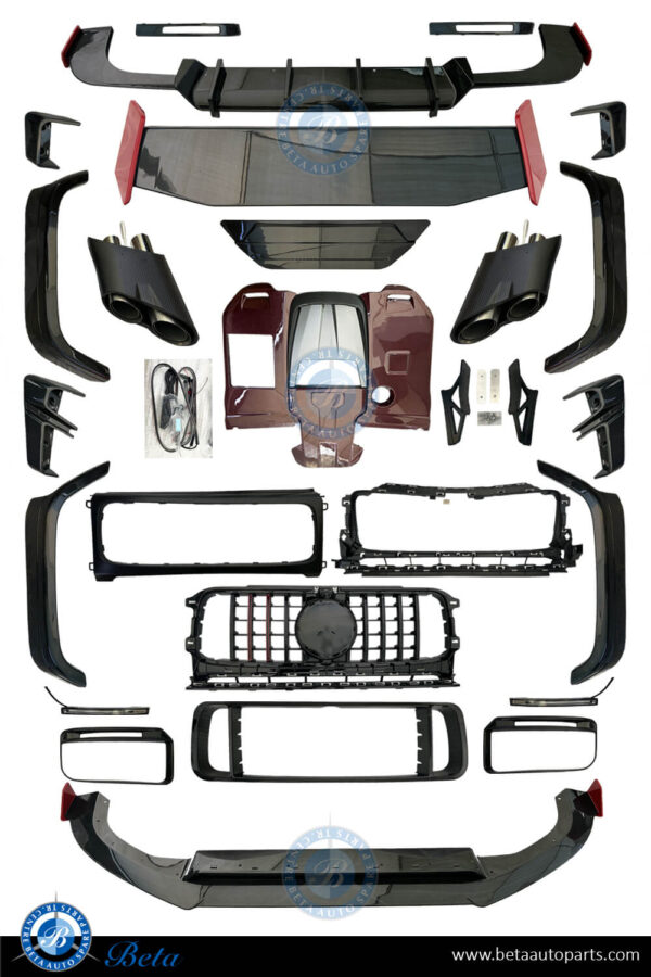 mercedes-g-class-brabus-rocket-edition-b900-body-kit-parts.jpg Mercedes G-Class W463 (2018-Up), Body Kit Rocket Look Fits BBS (Dry Carbon), China