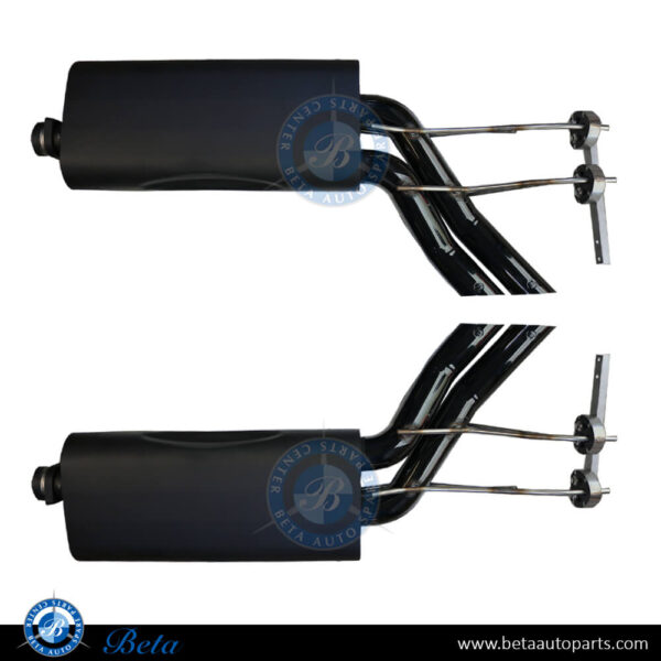 mercedes-g-class-exhaust-system-upgrade-to-brabus-look-black.jpg Mercedes G-Class W463 (1992-2017), Exhaust System Upgrade to 2018 BBS Look (Black), China, 4634904521 / 4634904621