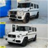 mercedes-g-class-old-to-new-g63-conversion-front.jpg Mercedes G-Class W463 (2007-2017), Body Kit Conversion Upgrade to 2018 AMG G63 Look with Hood with Fenders, China, 4638853A25