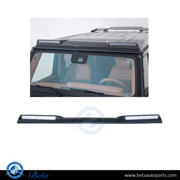 Mercedes G-Class W463 (2018-Up), Front Roof Spoiler BBS Look (Plastic), China, 4638801101