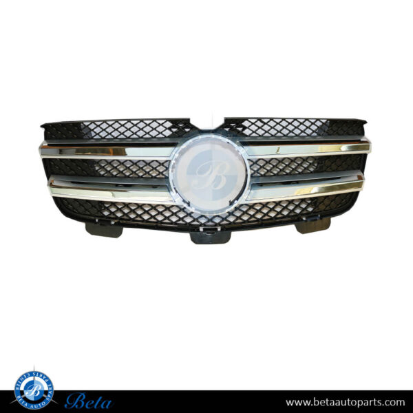 mercedes-gl-class-x164-grille-2-lines-for-2009-2012-models-1648802785-spare-parts-1.jpg Mercedes GL-Class X164 (2006-2008), Radiator Grille (2 Lines), China, 1648802785