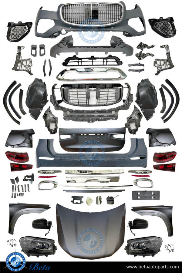 mercedes-gl-x164-body-kit-conversion-upgrade-to-2024-gls-maybach-look-all-parts.jpg Mercedes GL-Class X164 (2006-2012), Body Kit Conversion Upgrade to 2024 GLS Maybach Look, China