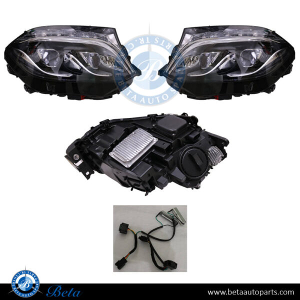 mercedes-gl-x166-body-kit-conversion-upgrade-to-gls63-look-headlamp.jpg Mercedes GL-Class X166 (2013-2015), Body Kit Conversion Upgrade to 2016 AMG GLS63 Look, China