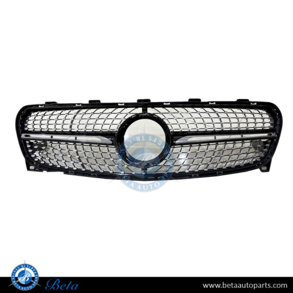 Mercedes GLA-Class X156 (2017-2020), Radiator Grille Diamond Look (Black), China