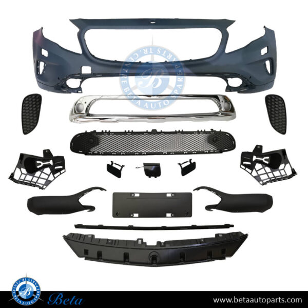 Mercedes GLA-Class X156 (2014-2016), Front Bumper Basic, China, 1568800540