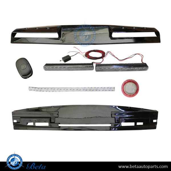 mercedes-glb-class-x247-front-roof-spoiler-brabus-look-with-led.jpg Mercedes GLB-Class X247 (2020-Up), Front Roof Spoiler BBS Look with LED, China